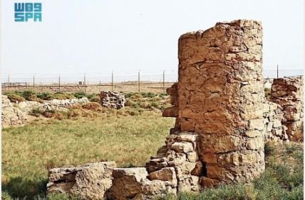 أطلال حجرية ضمن مواقع درب زبيدة كما وثقتها وكالة الأنباء السعودية